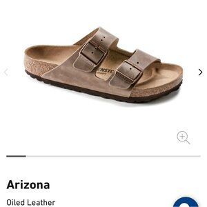 Birkenstock Arizona oiled leather tobacco brown size 38